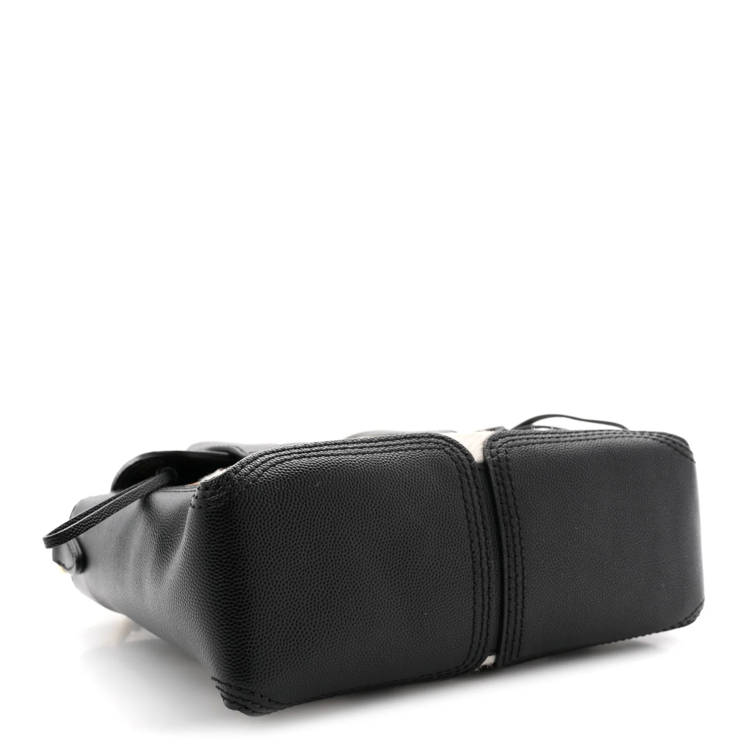 Calf Hair Polka Dot Mini Pashli Satchel Black - Image 4