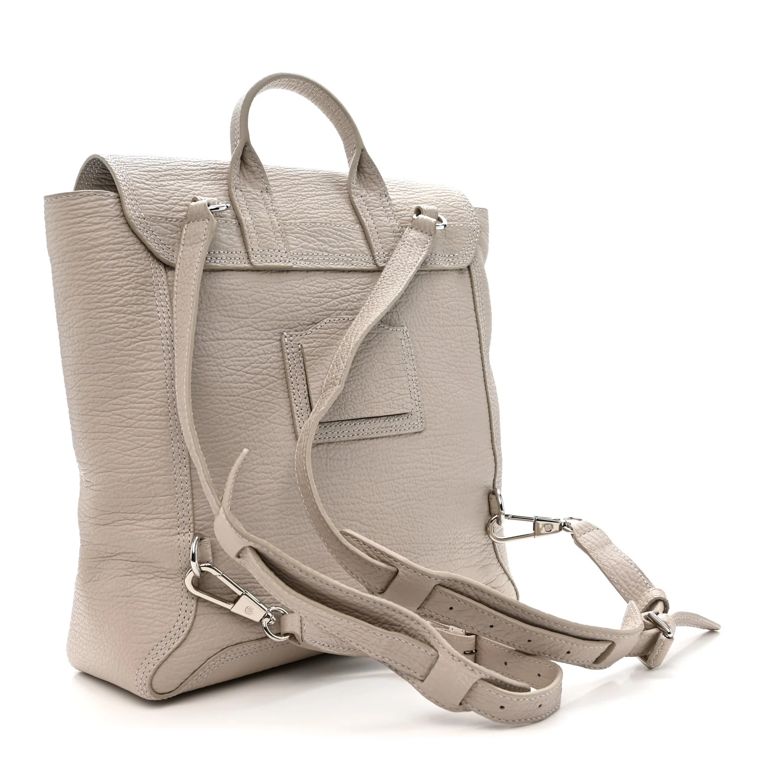 Textured Calfskin Pashli Backpack Feather - Image 3
