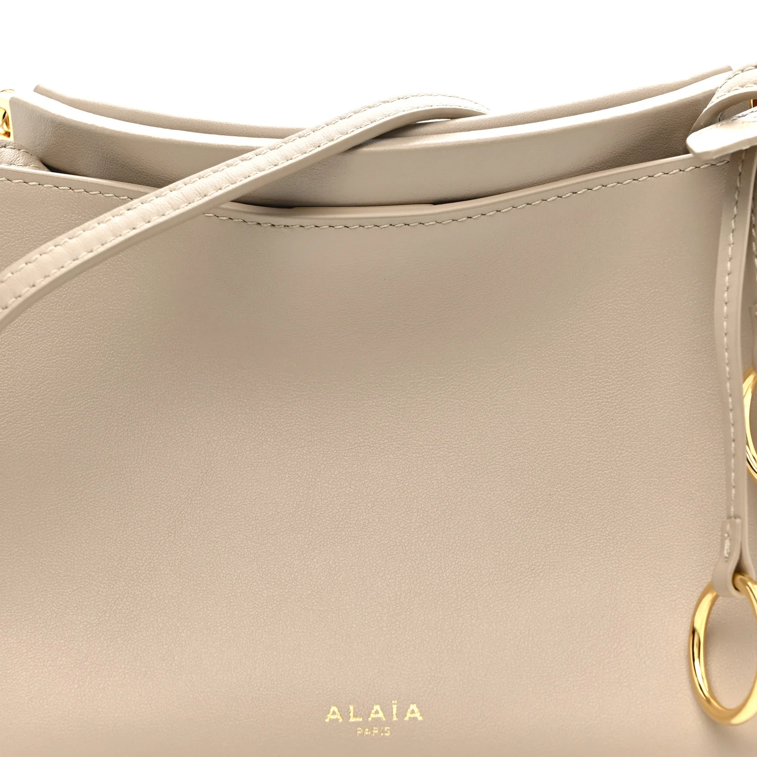 Calfskin Small Le Click Bag Grege - Image 8