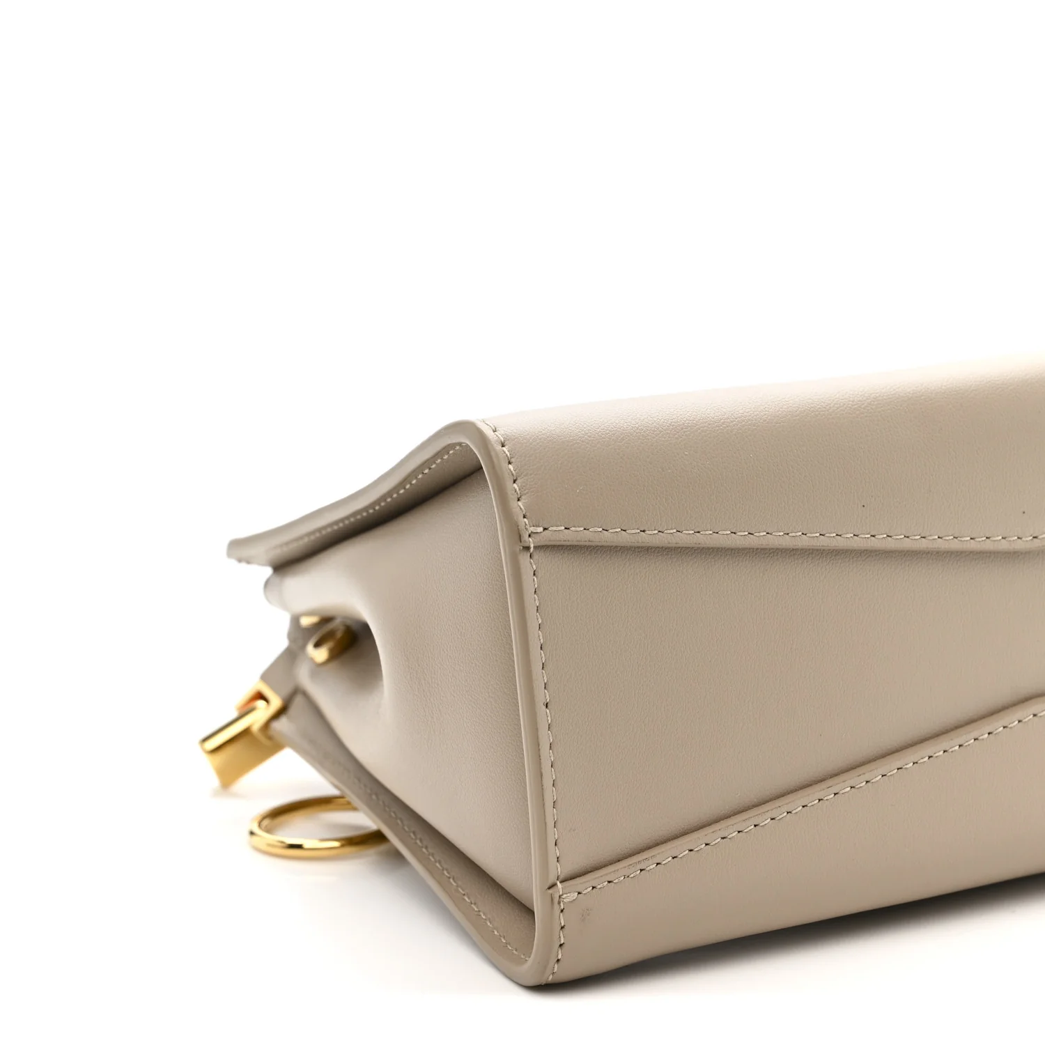 Calfskin Small Le Click Bag Grege - Image 9