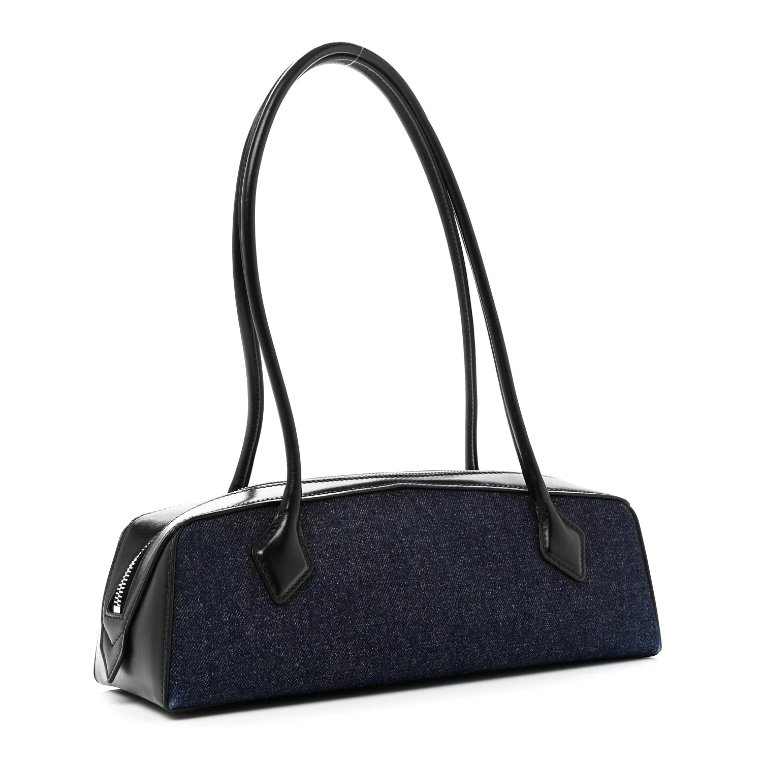Denim Calfskin Medium Le Teckel Bag Bleu Denim - Image 4