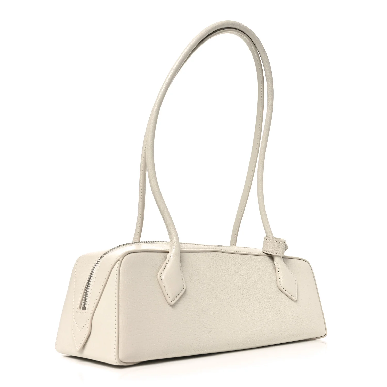 Goatskin Medium Le Teckel Bag Ivoire - Image 3
