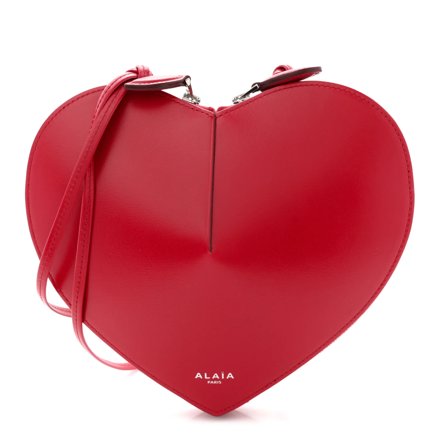 Lux Calfskin Le Coeur Bag Lacquer Red
