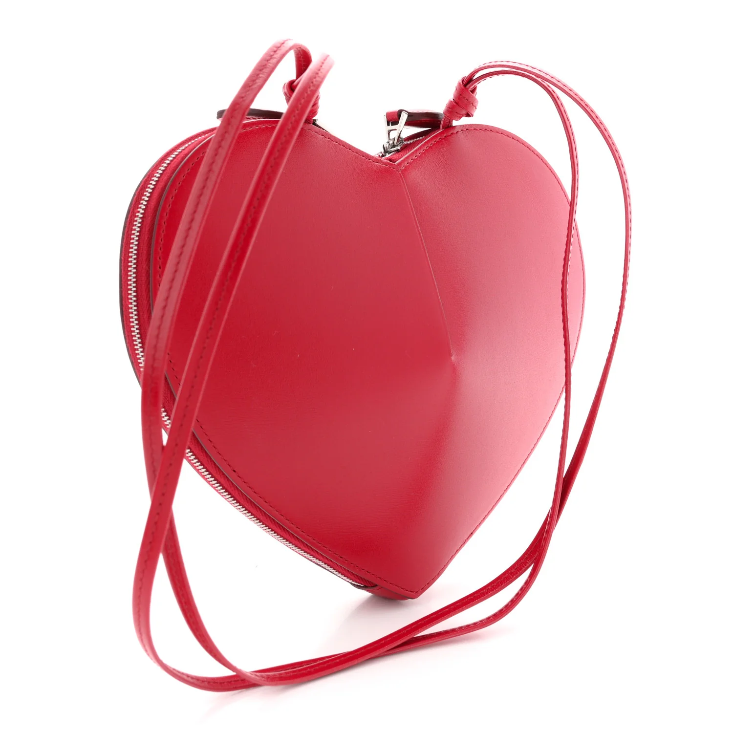 Lux Calfskin Le Coeur Bag Lacquer Red - Image 3