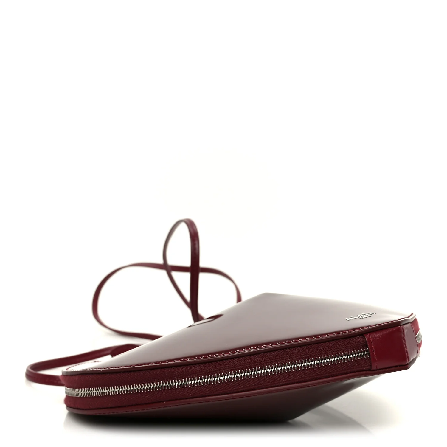 Patent Calfskin Le Coeur Bag Garnet Red - Image 4