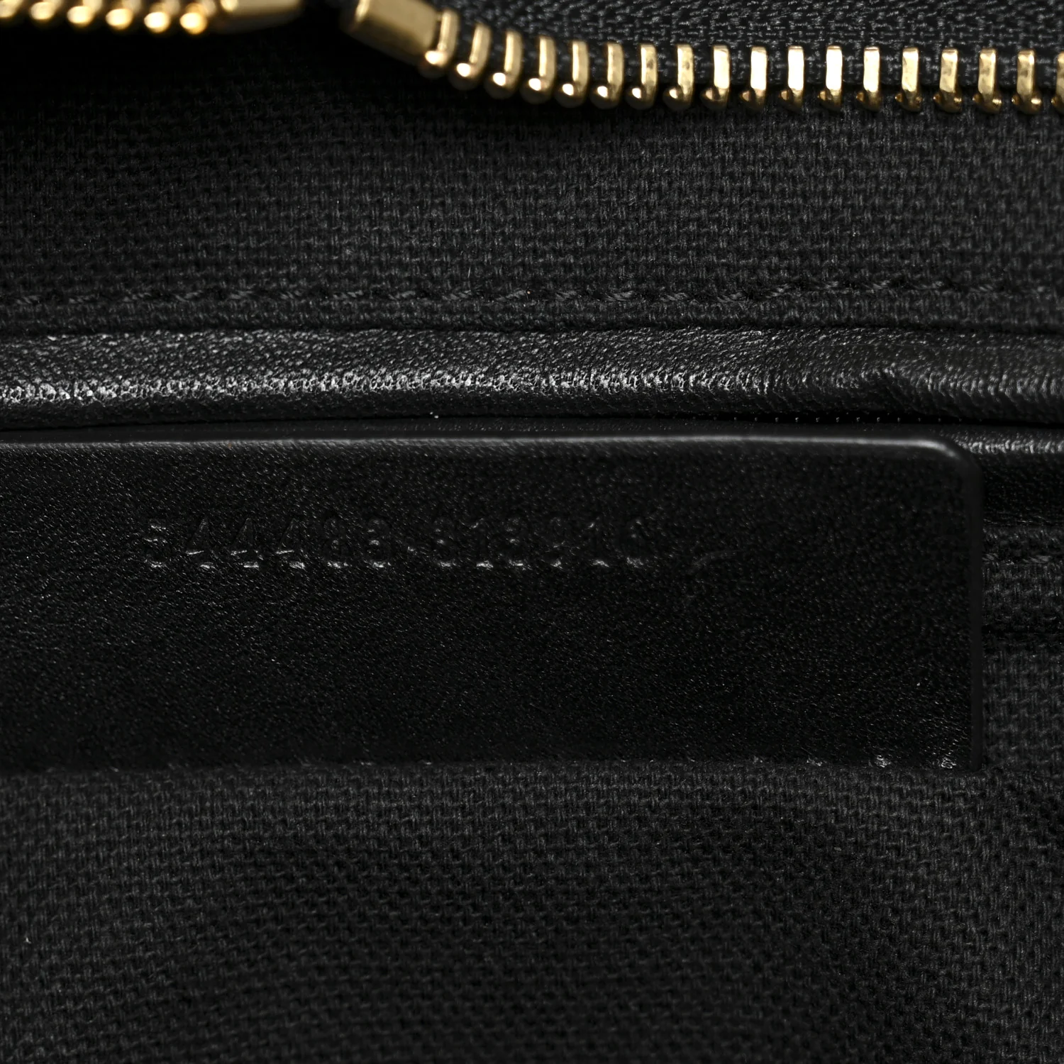 Calfskin Large Studded Padlock Zip Around Tote Black - Image 7