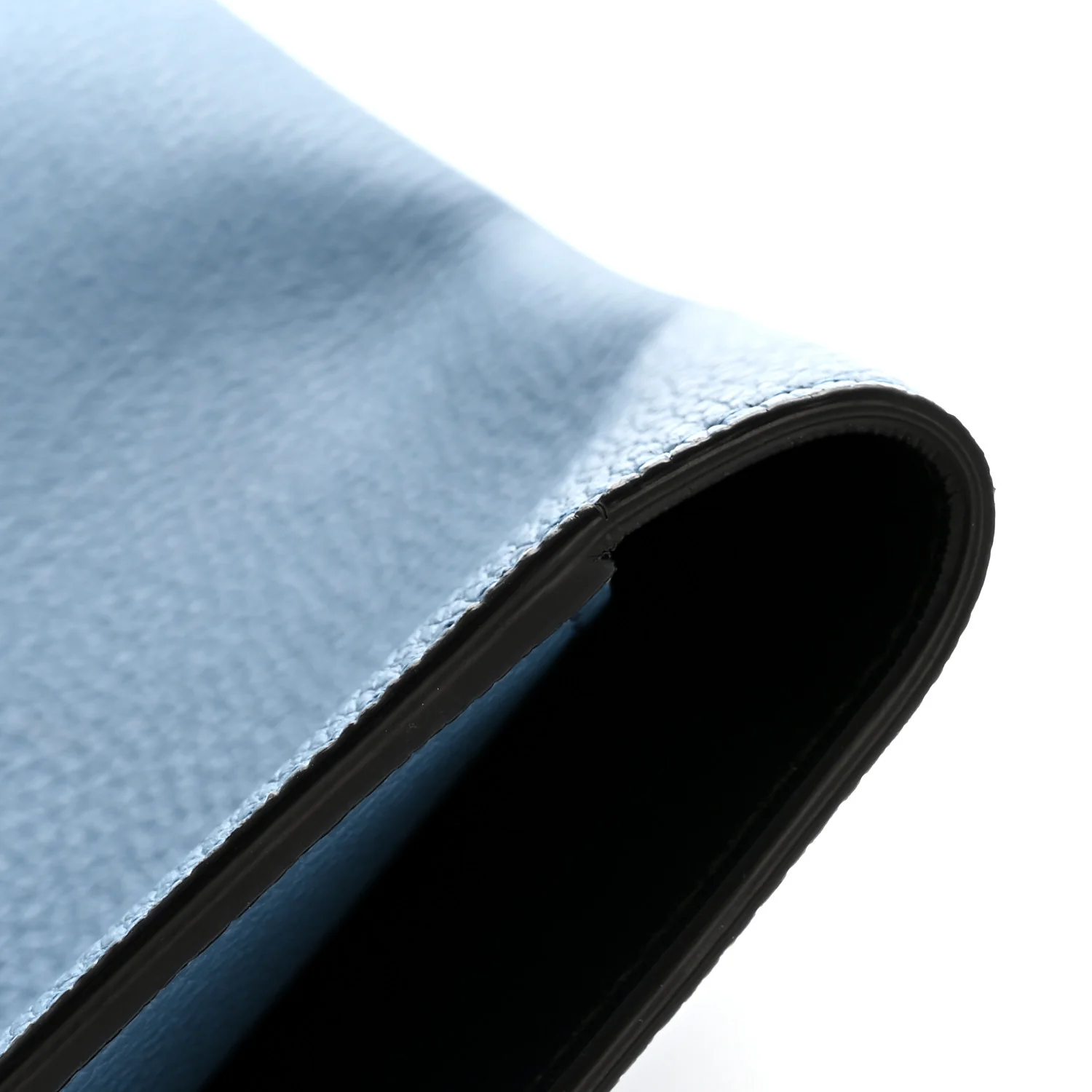 Calfskin Skull Envelope Clutch Blue - Image 11