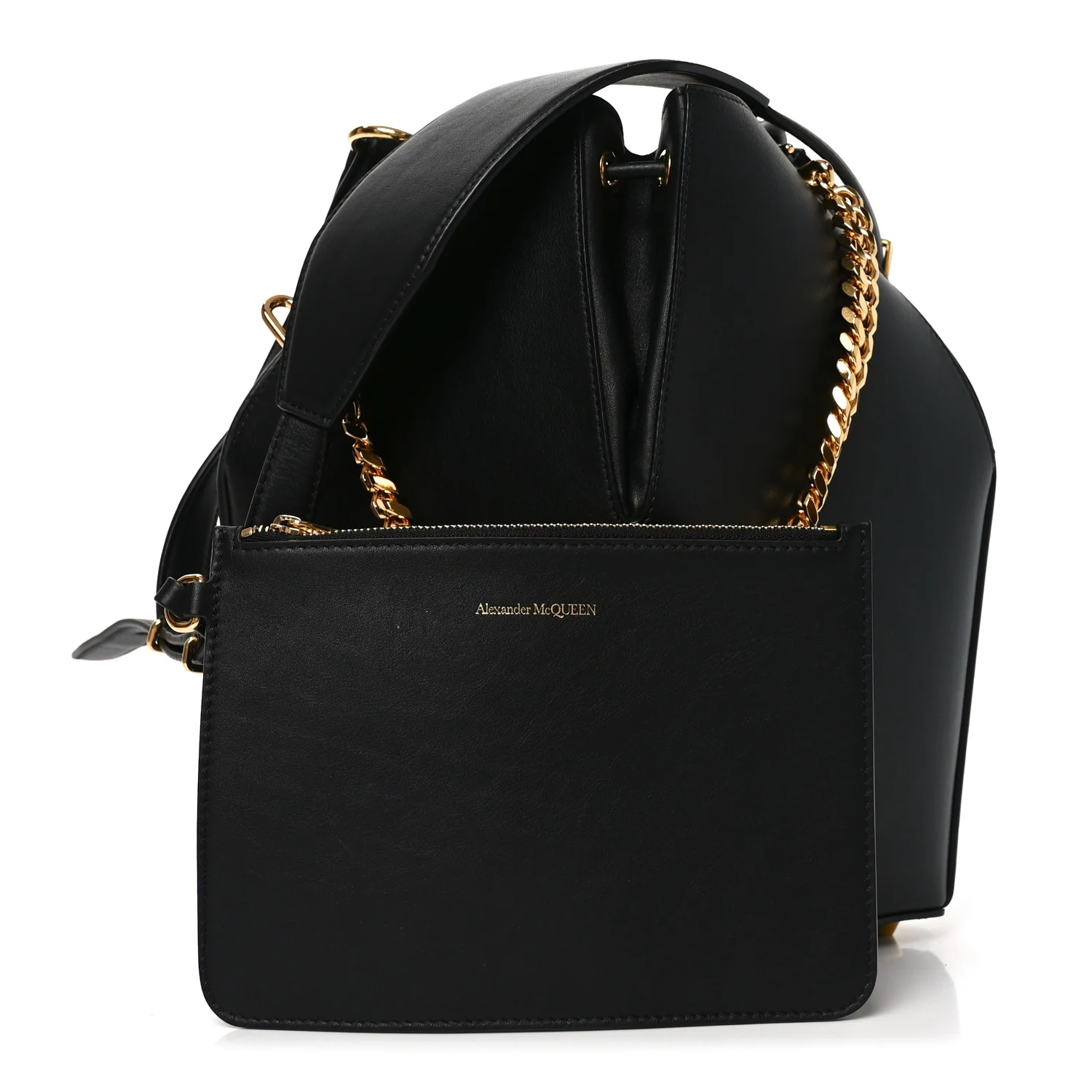 Calfskin The Bucket Bag Black - Image 3