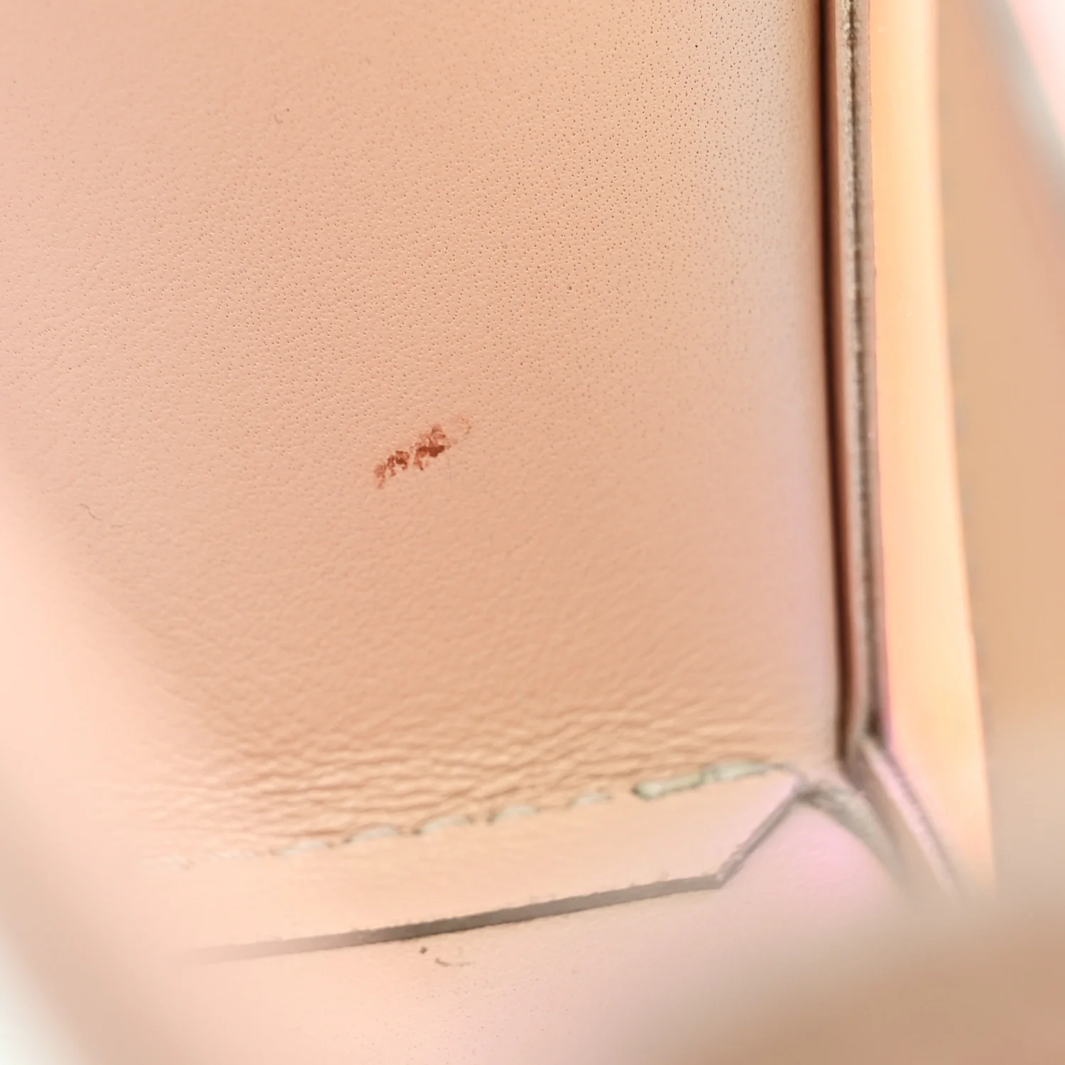 Iridescent PVC Calfskin Mini Knuckle Crossbody - Image 10