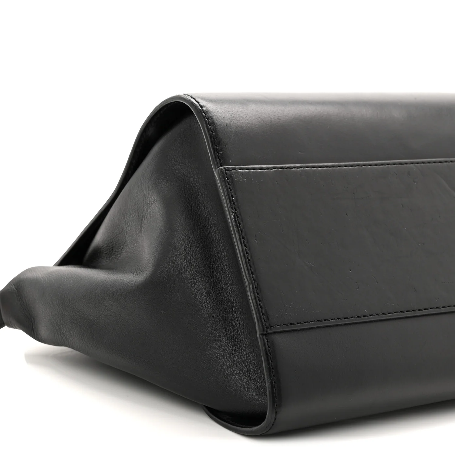 Calfskin Pelican Satchel Black - Image 7