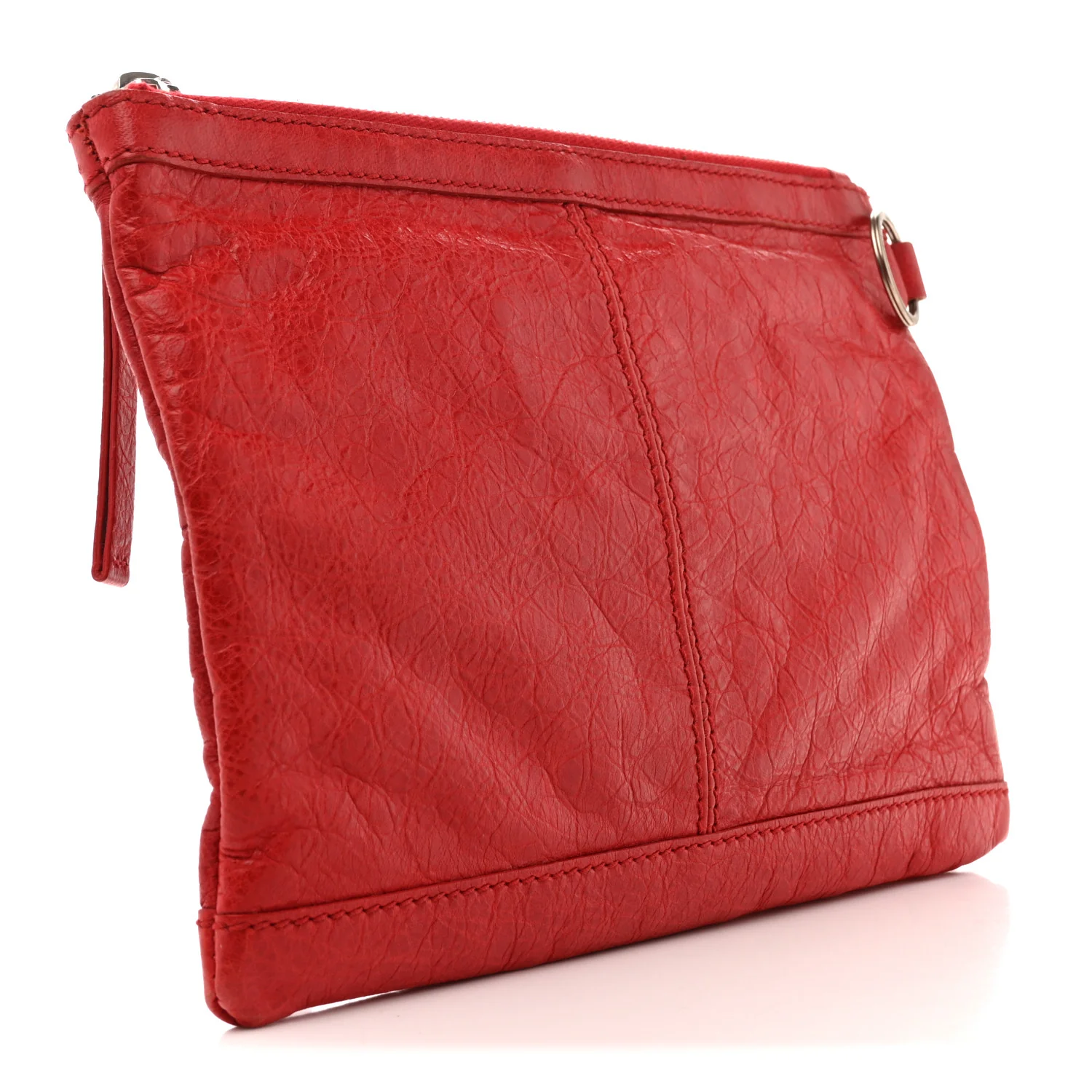 Agneau Arena Classic Hardware Small Clip Rouge Coquelicot - Image 3