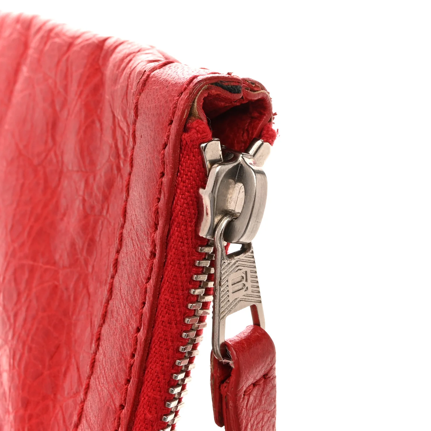 Agneau Arena Classic Hardware Small Clip Rouge Coquelicot - Image 9