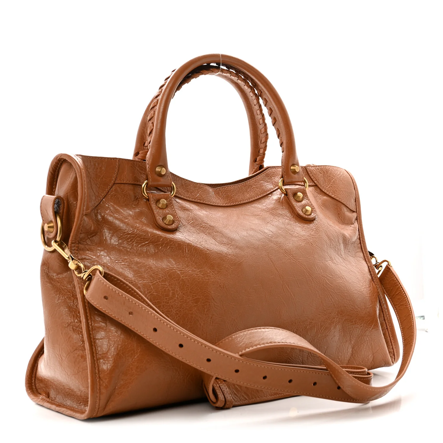 Agneau Arena Gold Hardware Medium Le City Camel - Image 3