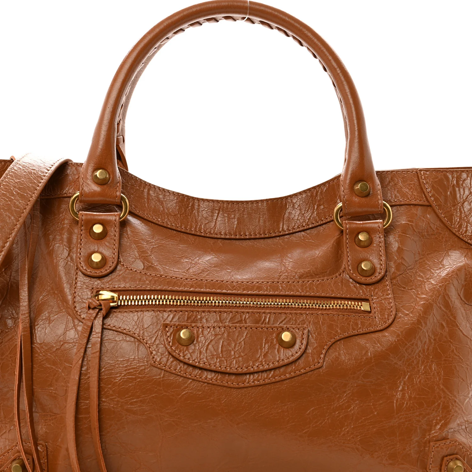 Agneau Arena Gold Hardware Medium Le City Camel - Image 8