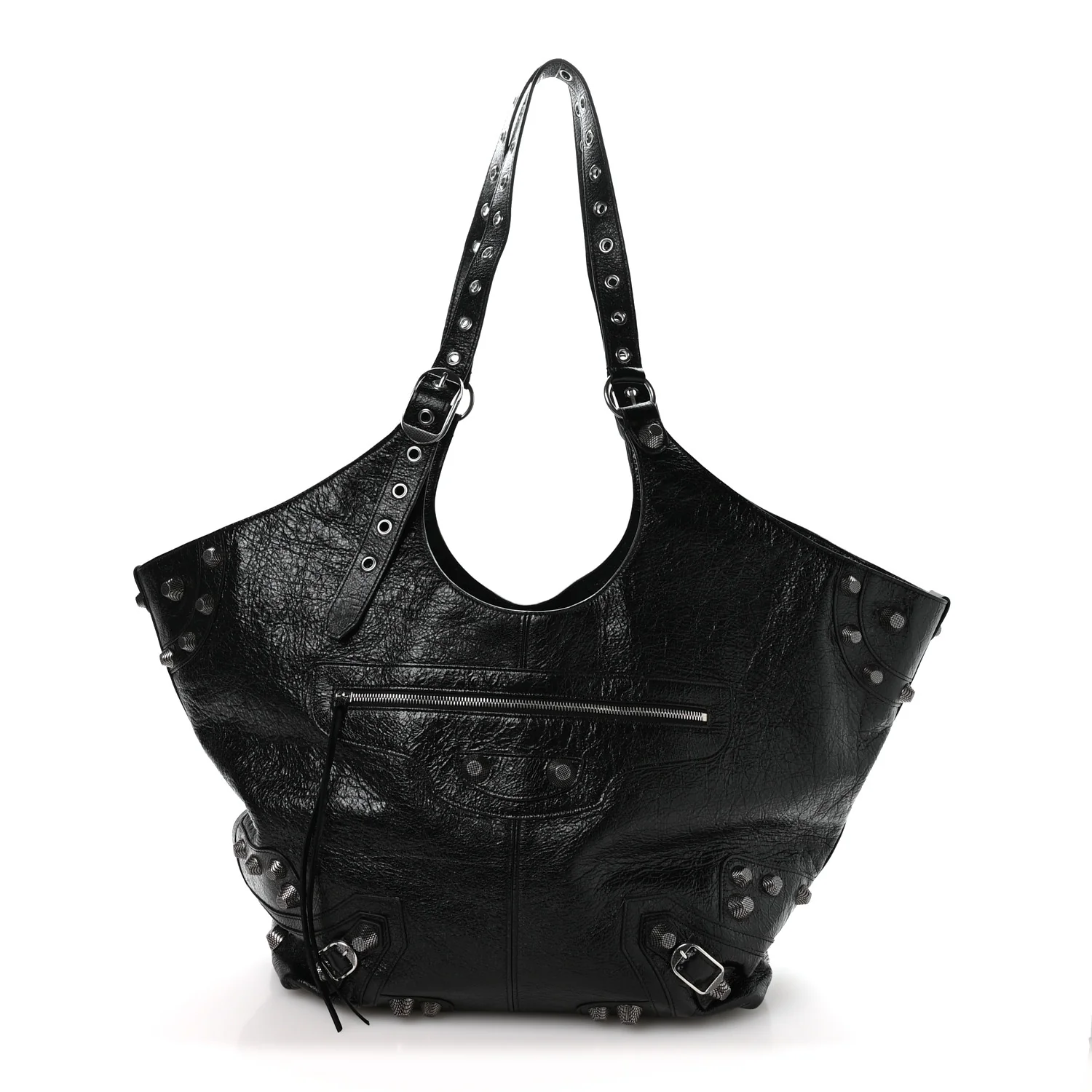 Agneau Arena Large Le Cagole Carry All Bag Black