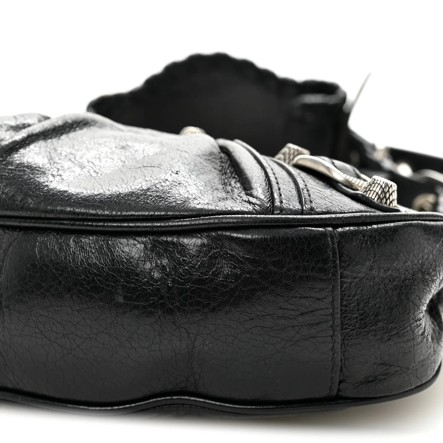 Agneau Arena Le Cagole Shoulder Bag XS Black - Image 11
