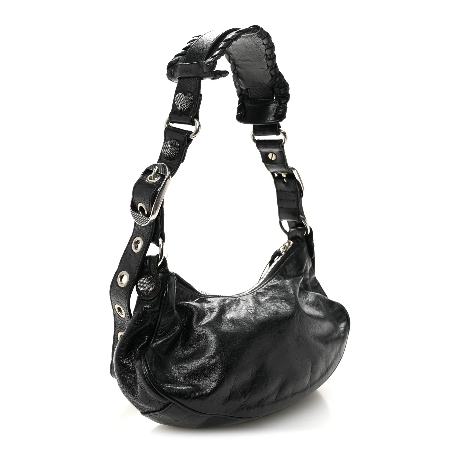 Agneau Arena Le Cagole Shoulder Bag XS Black - Image 4