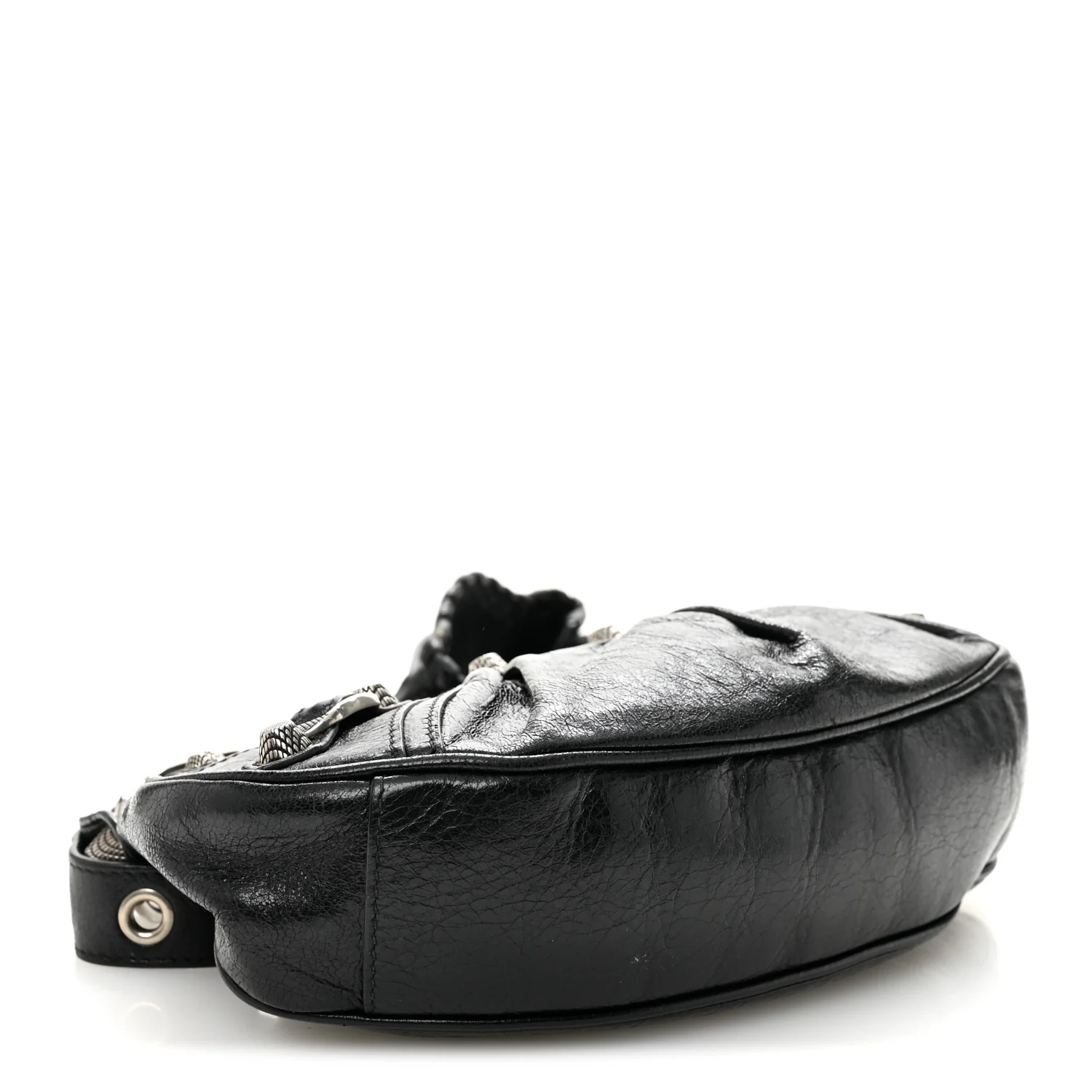 Agneau Arena Le Cagole Shoulder Bag XS Black - Image 5