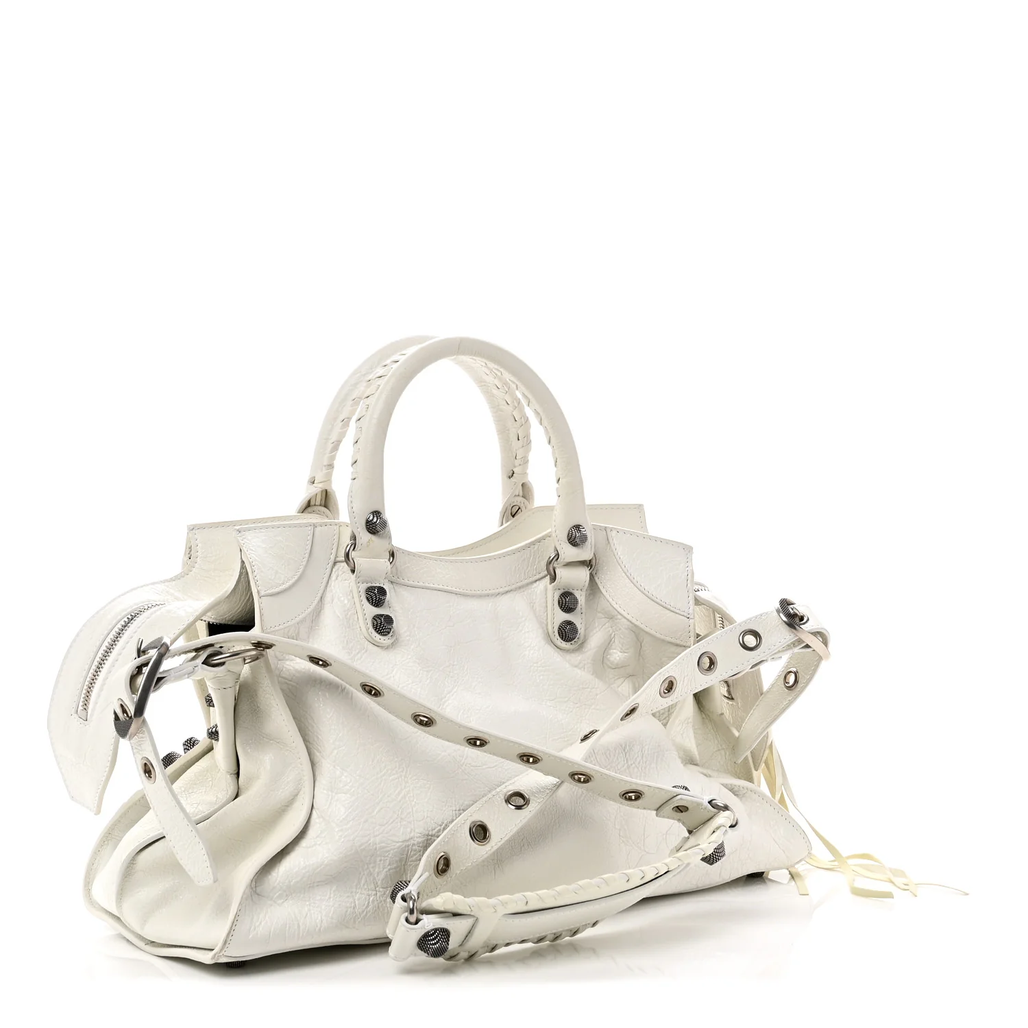 Agneau Arena Neo Cagole City Handbag Optic White - Image 4