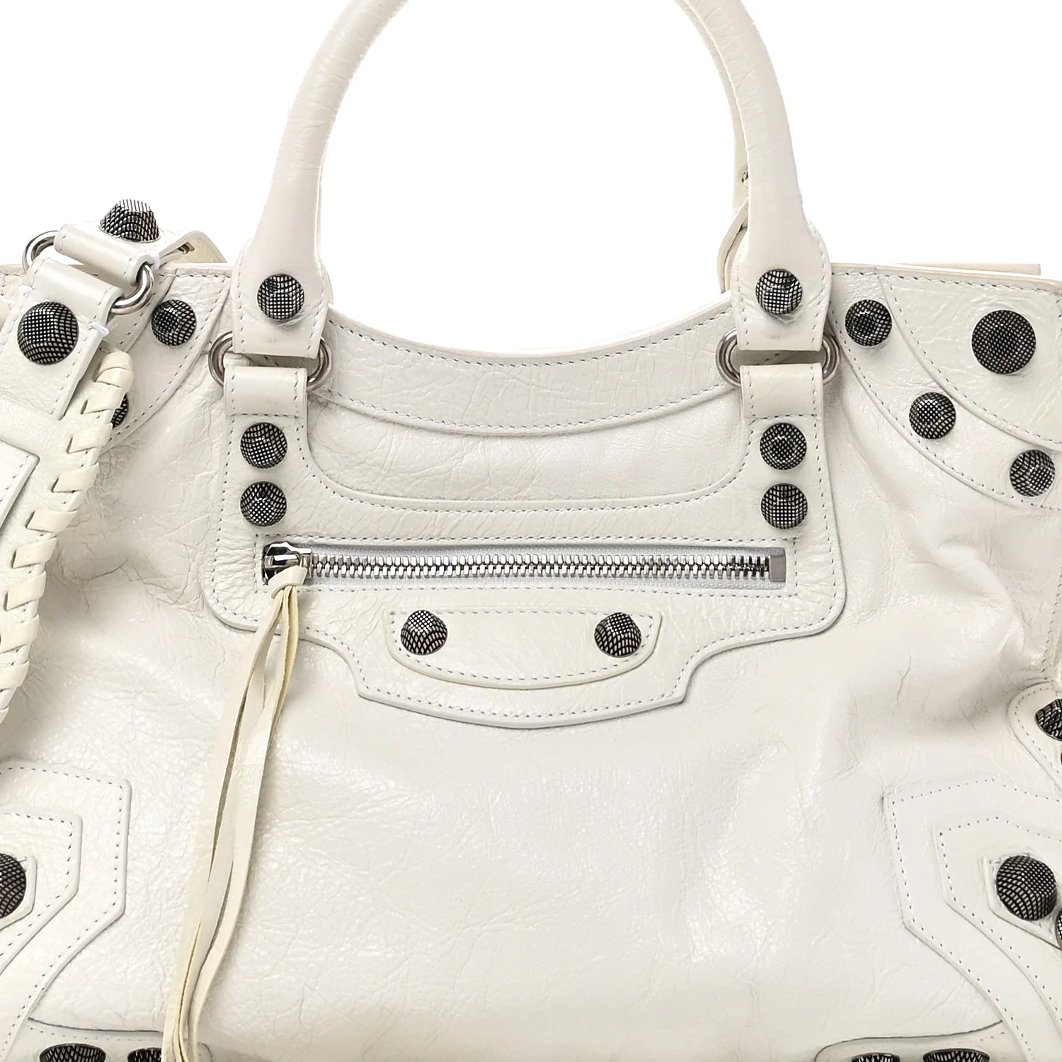 Agneau Arena Neo Cagole City Handbag Optic White - Image 9