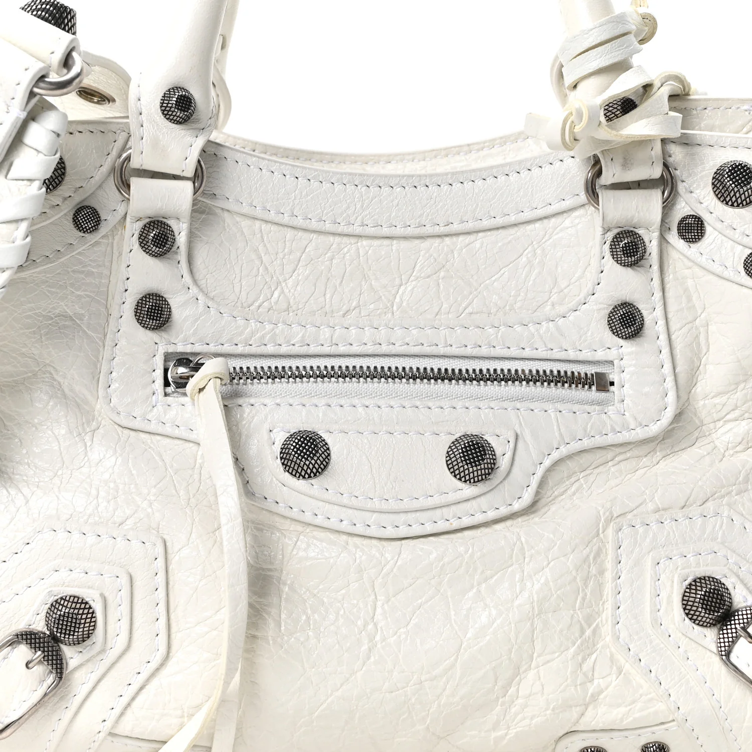 Agneau Arena Neo Cagole Handbag XS Optic White - Image 8