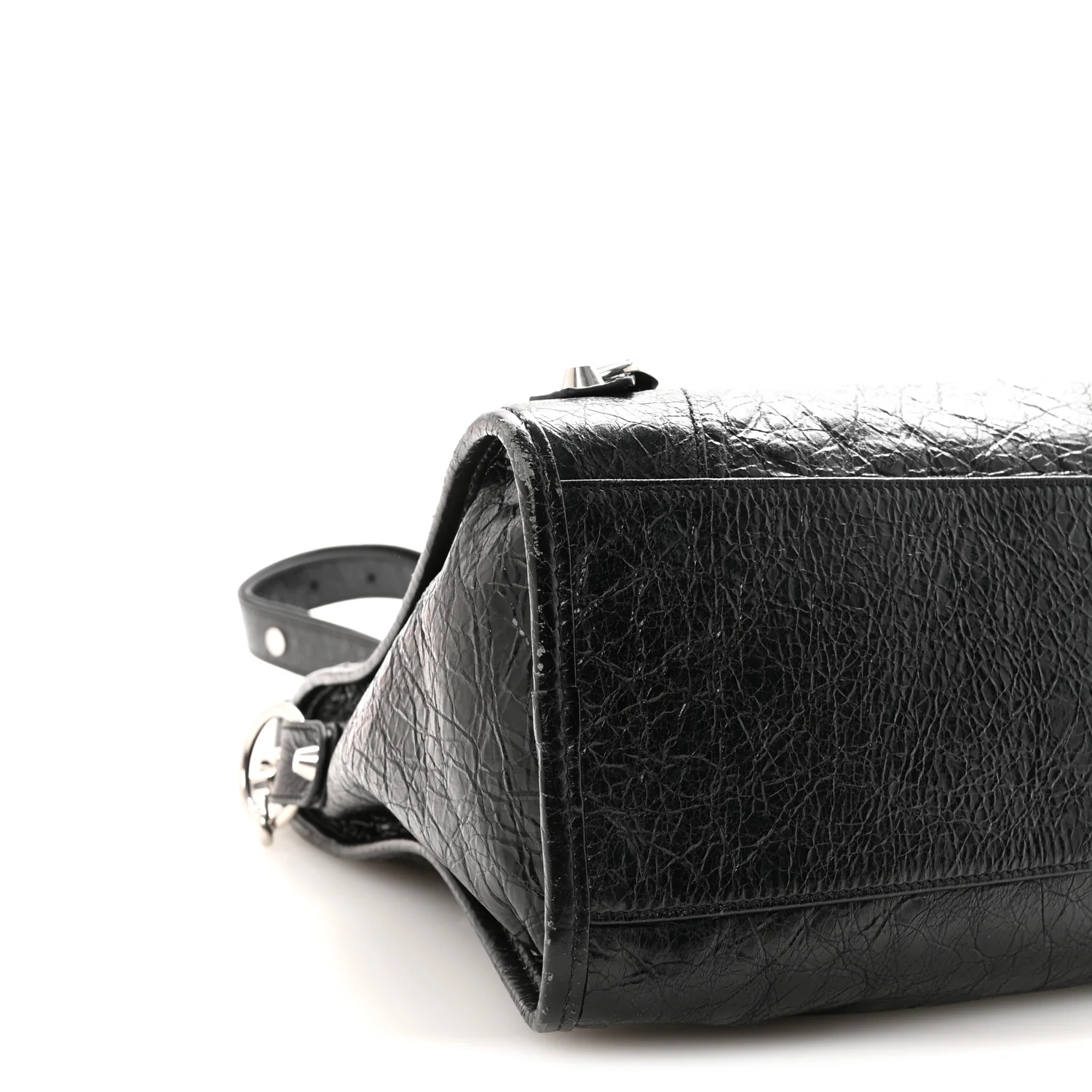 Agneau Arena Silver Hardware Medium Le City Black - Image 9