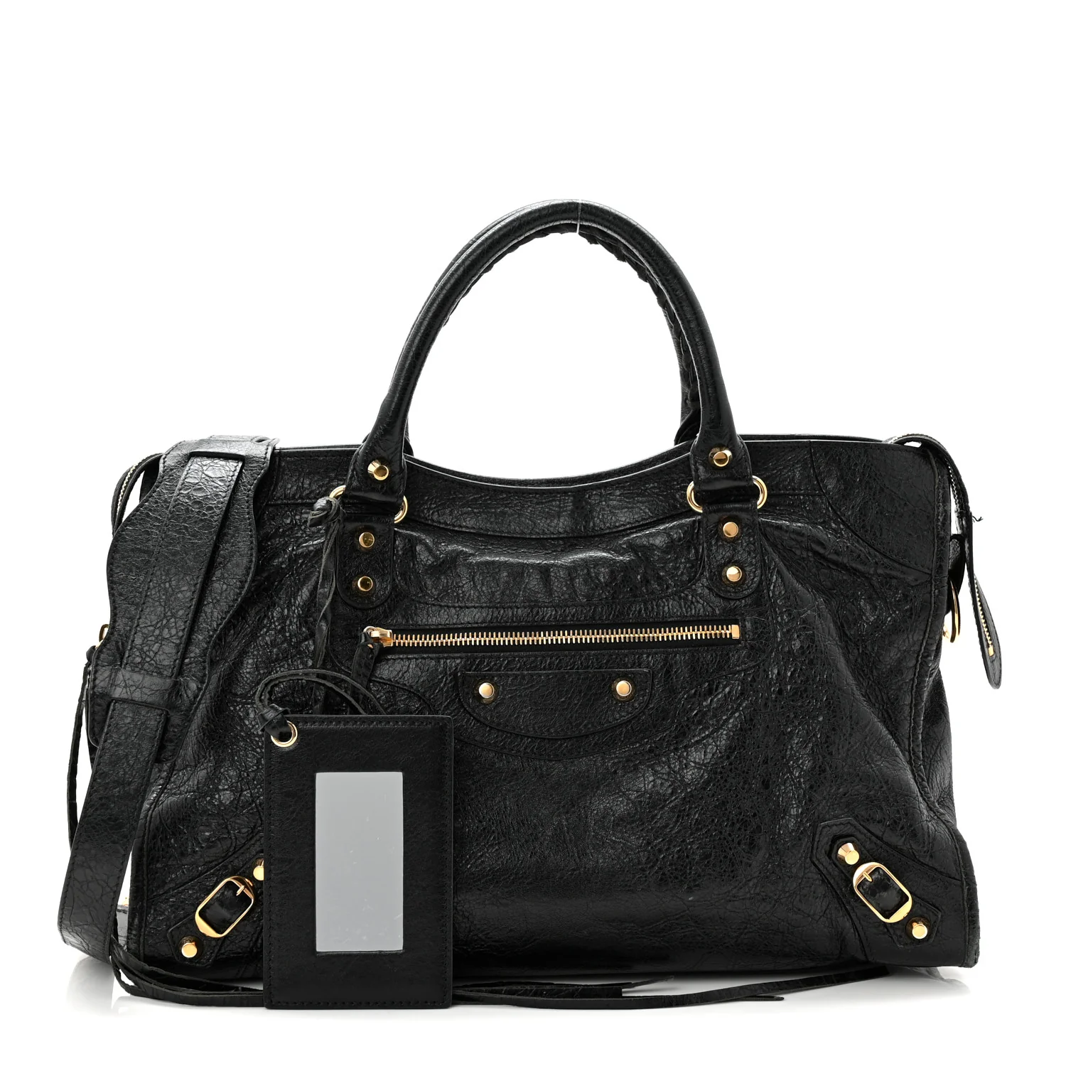 Agneau Classic Gold Hardware City Black - Image 3