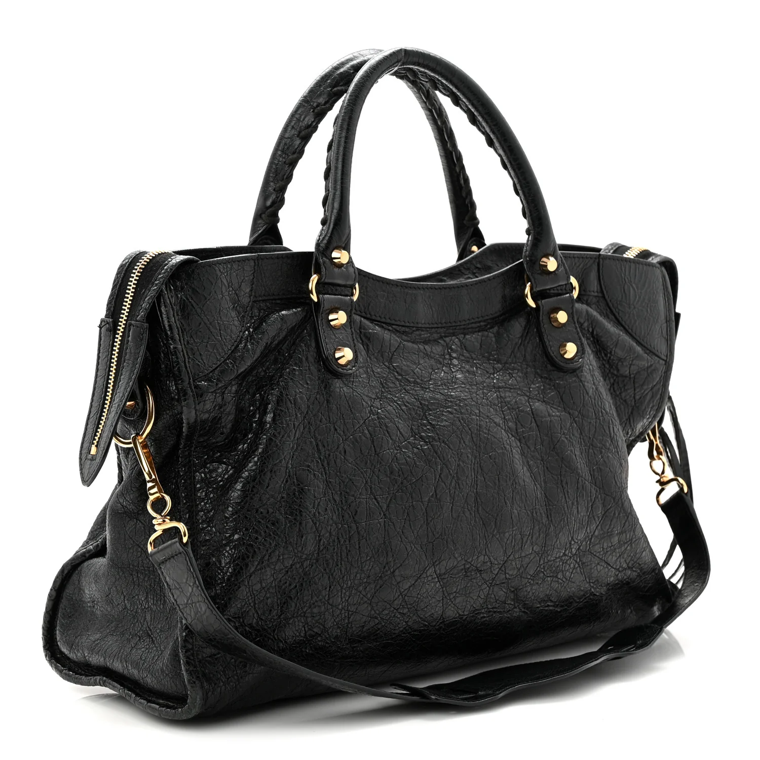 Agneau Classic Gold Hardware City Black - Image 4