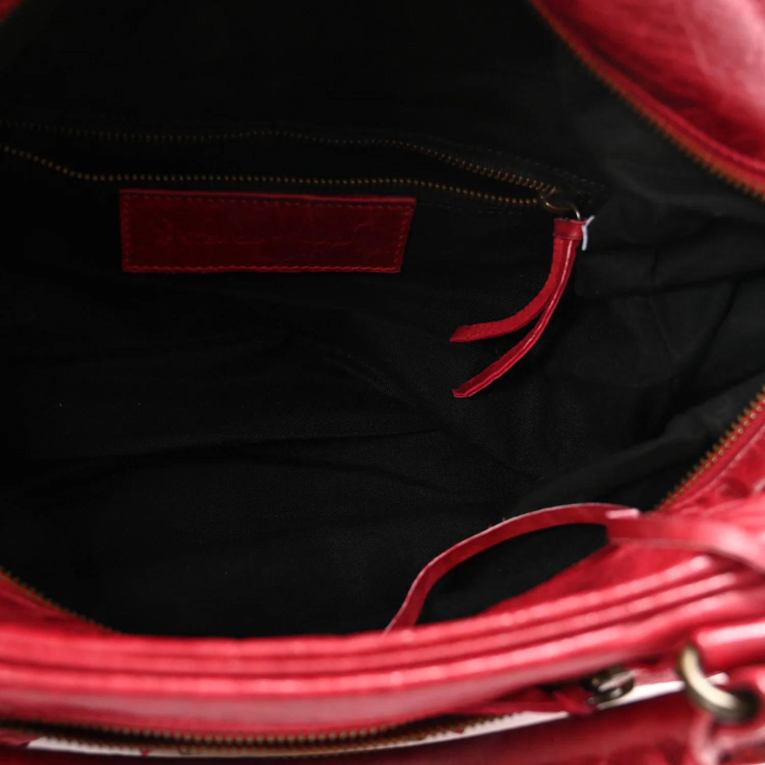 Agneau Classic Hardware Box Bag Cassis - Image 5