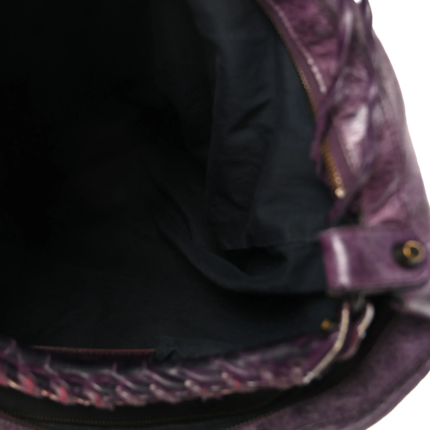 Agneau Classic Hardware Day Hobo Raisin - Image 6