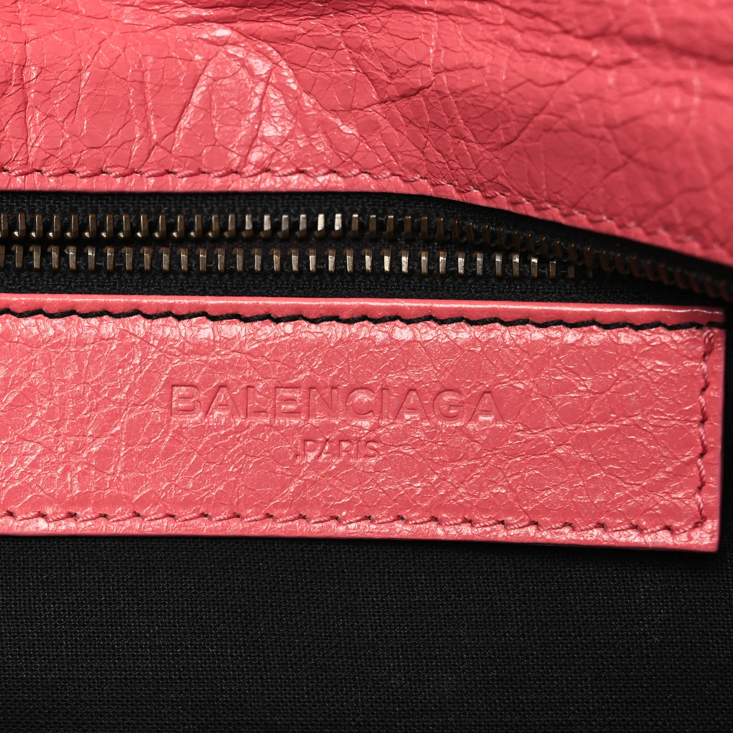 Agneau Classic Hardware Envelope Strap Clutch Rose Jaipur - Image 7
