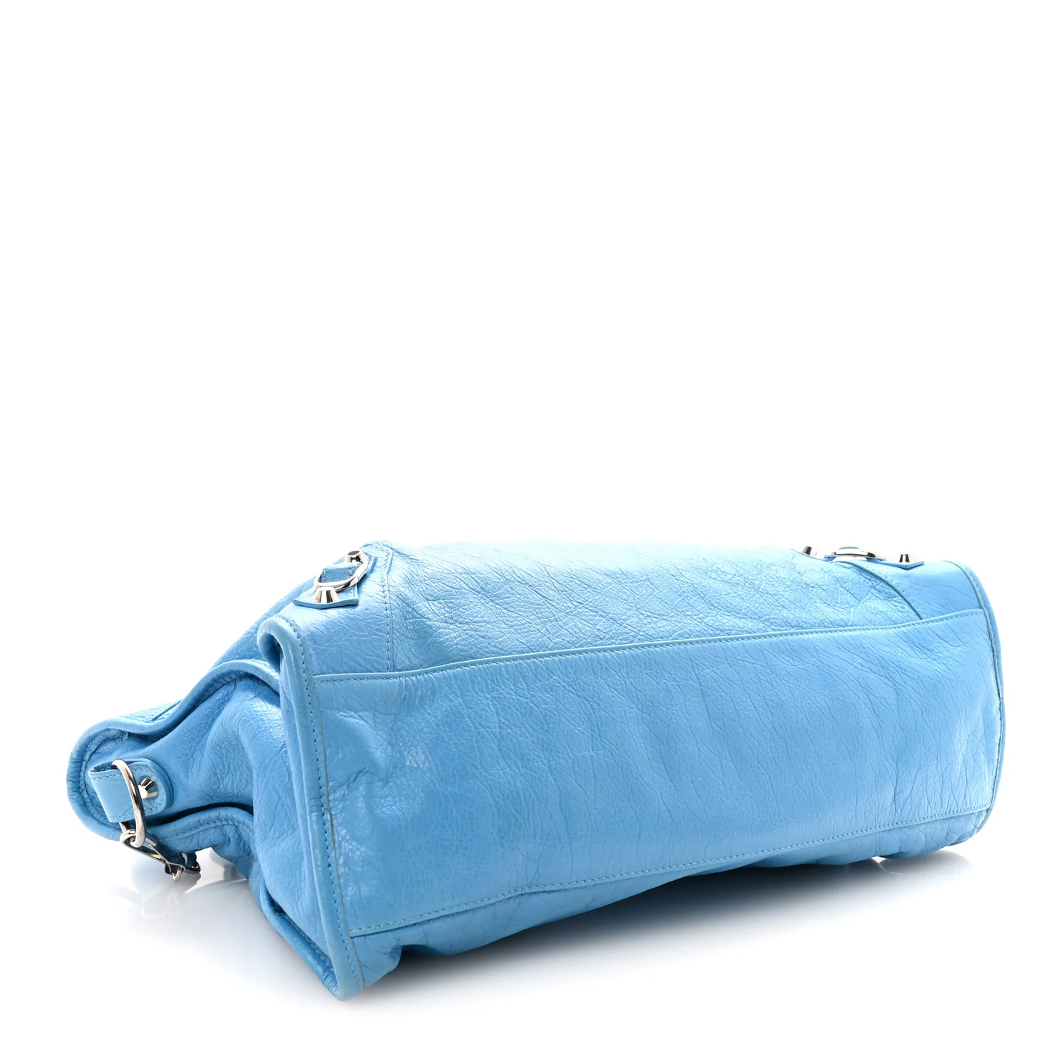 Agneau Classic Silver Hardware City Bleu Azur Clair - Image 3