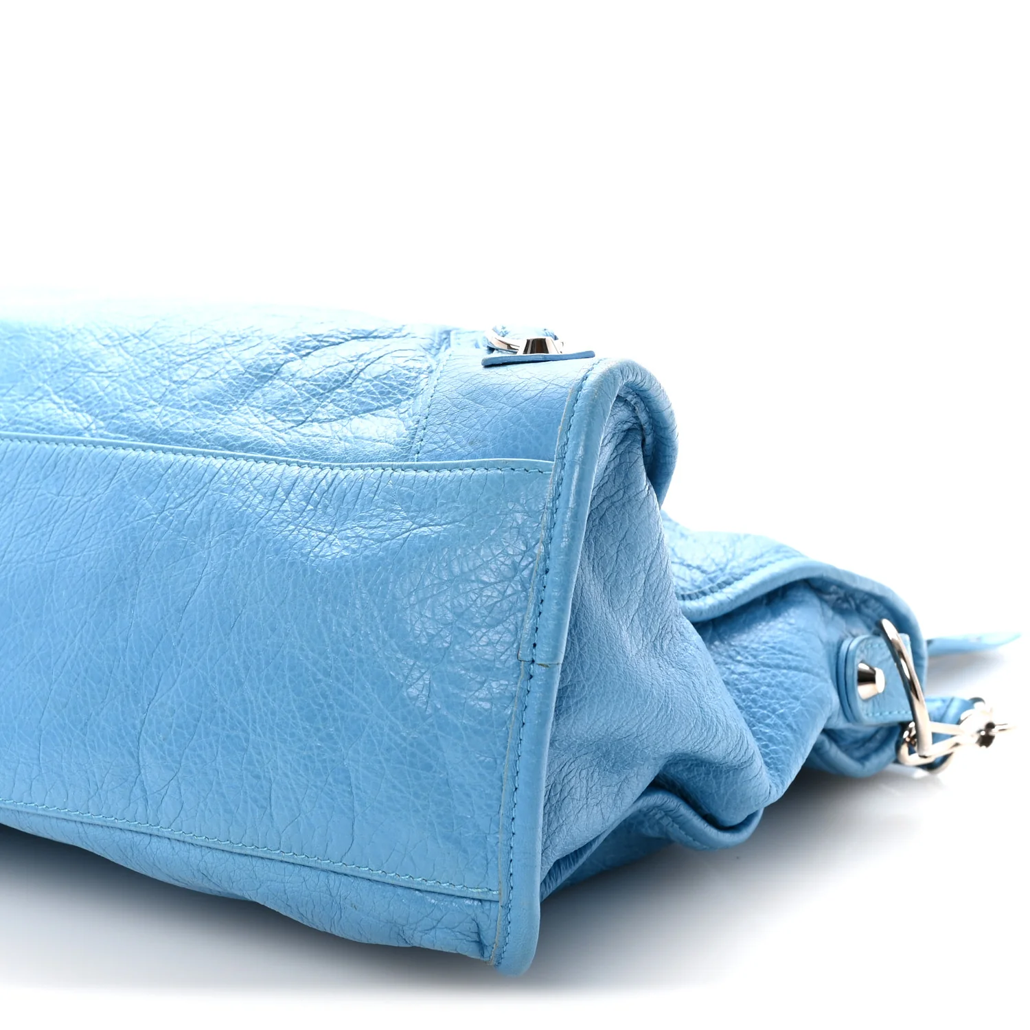 Agneau Classic Silver Hardware City Bleu Azur Clair - Image 9