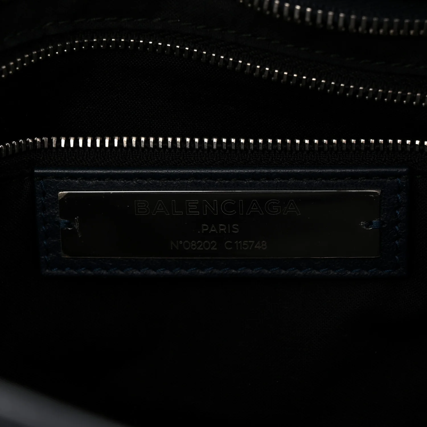 Agneau Classic Silver Hardware City Bleu Obscur - Image 7