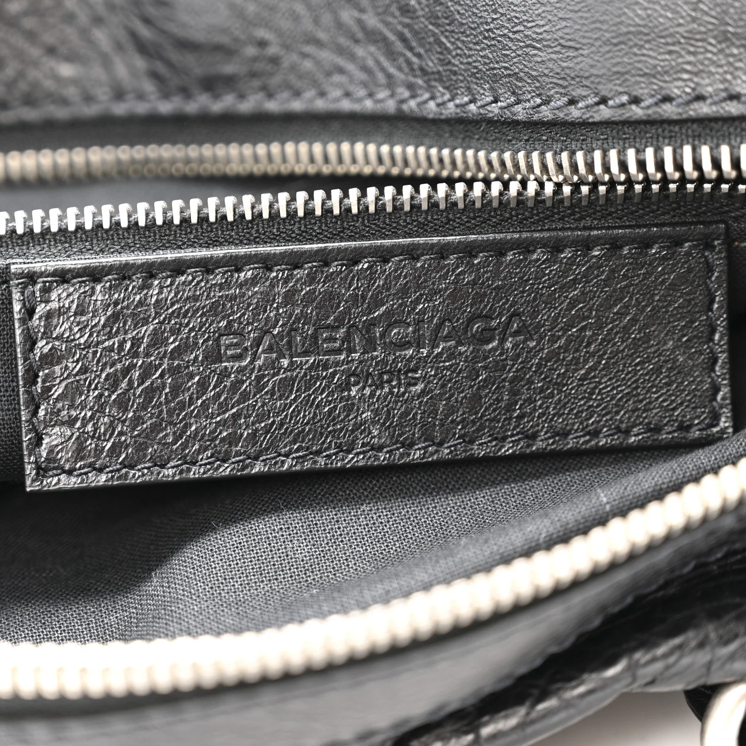 Agneau Classic Silver Hardware Weekender Black - Image 6