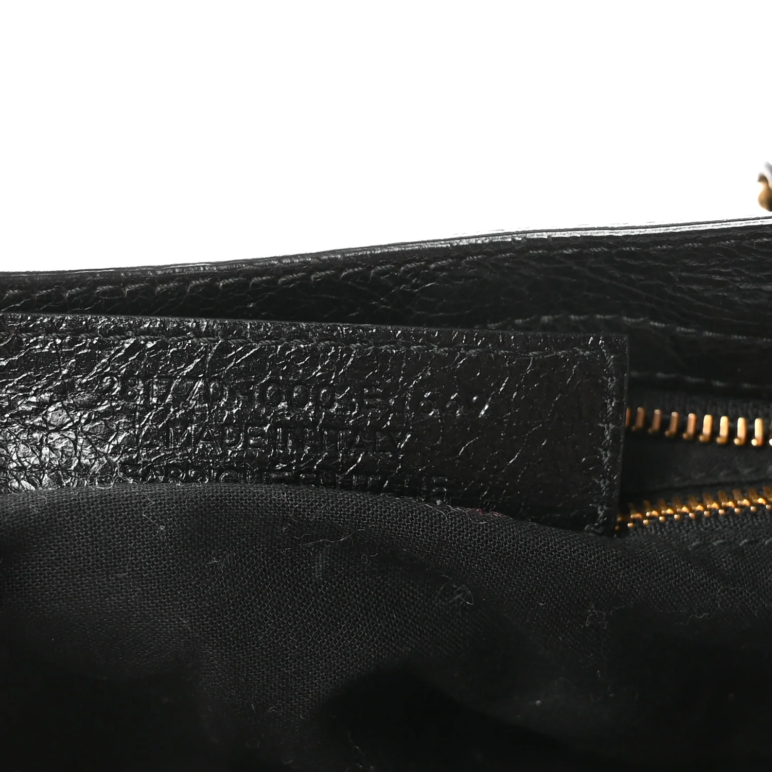 Agneau Giant 12 Gold Hardware City Black - Image 8