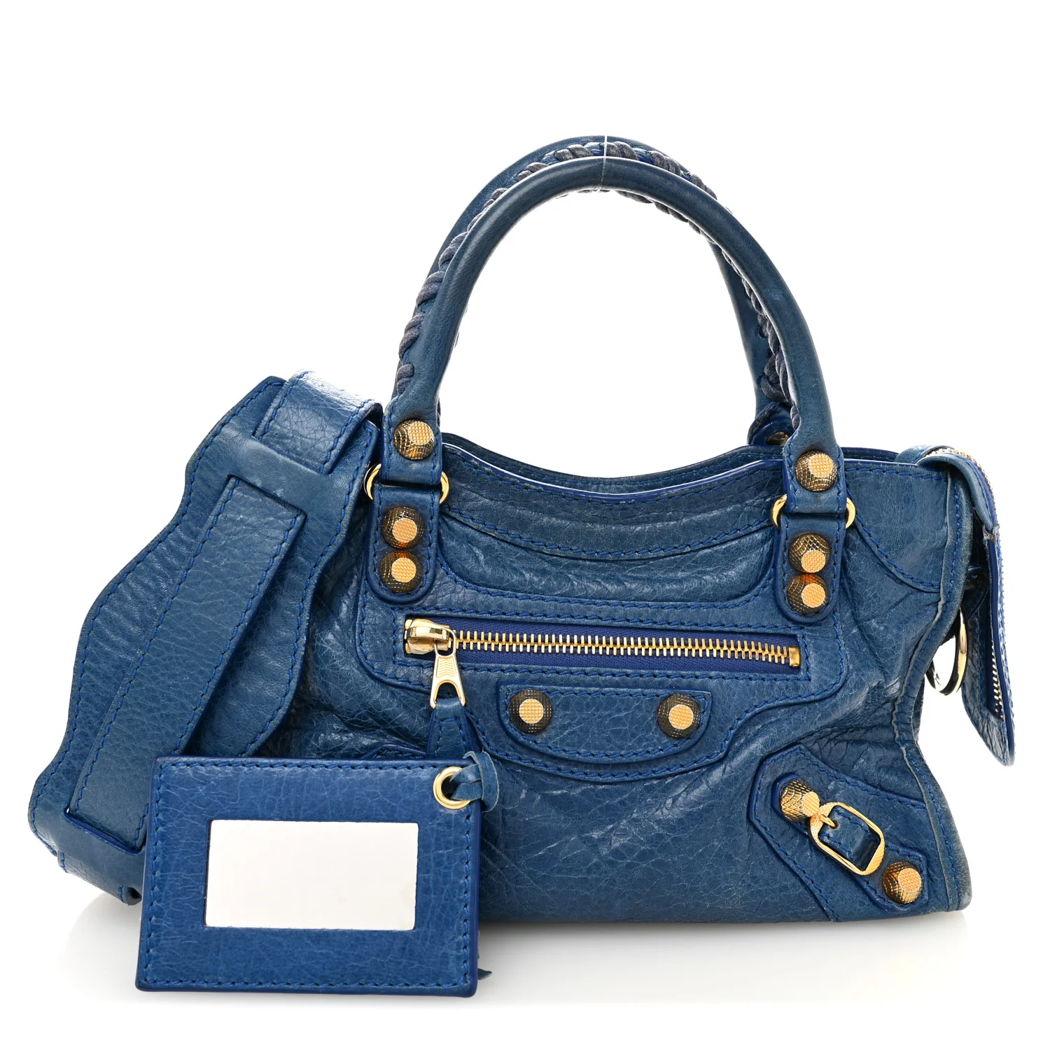 Agneau Giant 12 Gold Hardware Mini City Bleu Lazuli - Image 4