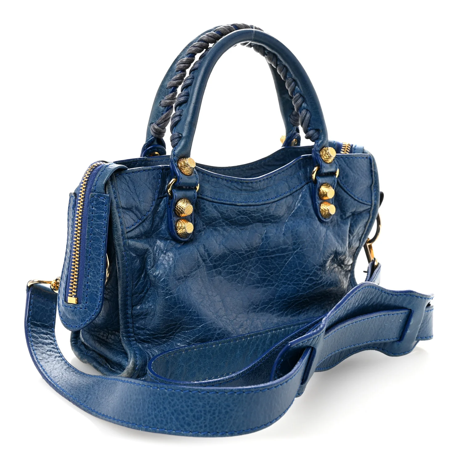 Agneau Giant 12 Gold Hardware Mini City Bleu Lazuli - Image 5
