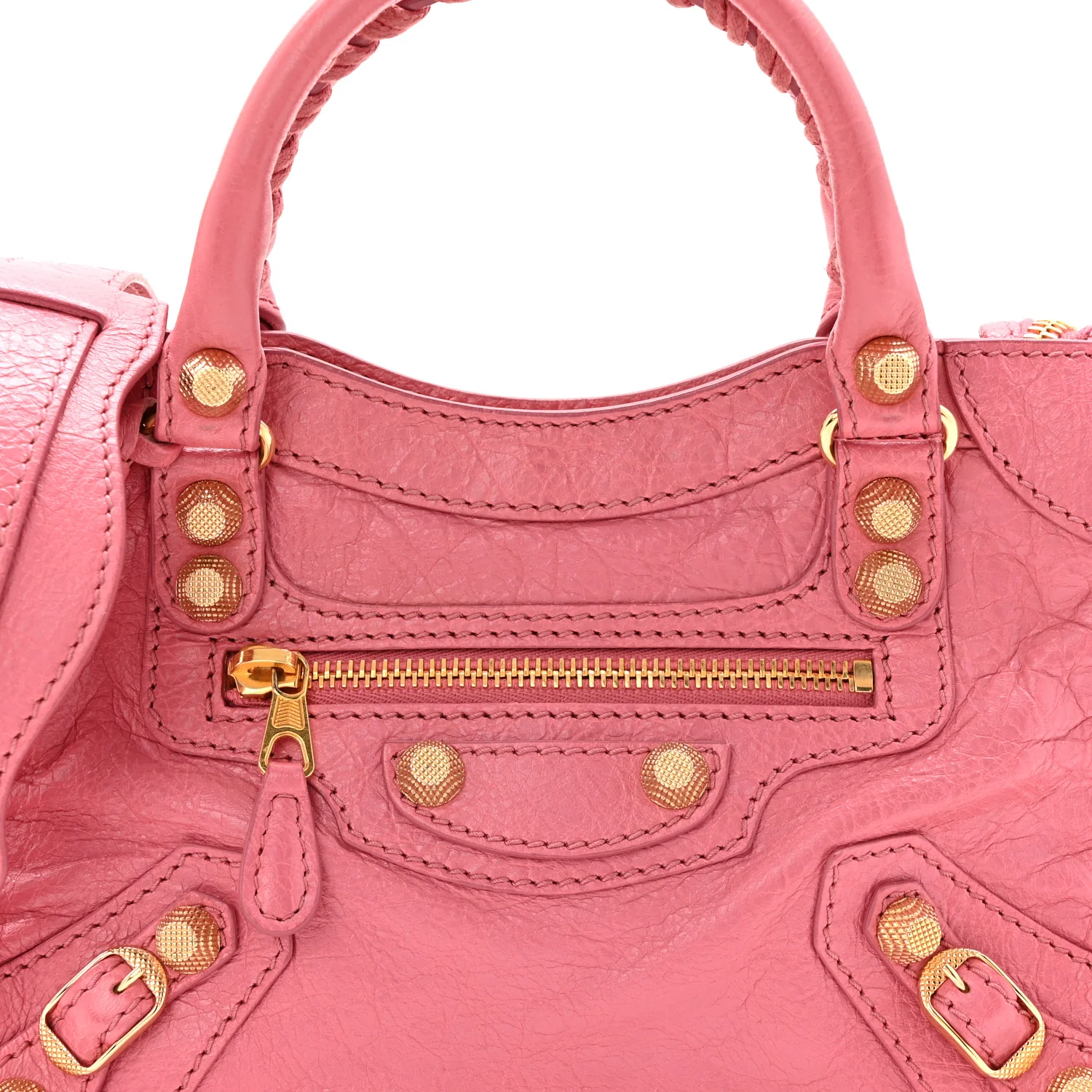 Agneau Giant 12 Gold Hardware Mini City Rose Bombon Raspberry - Image 8