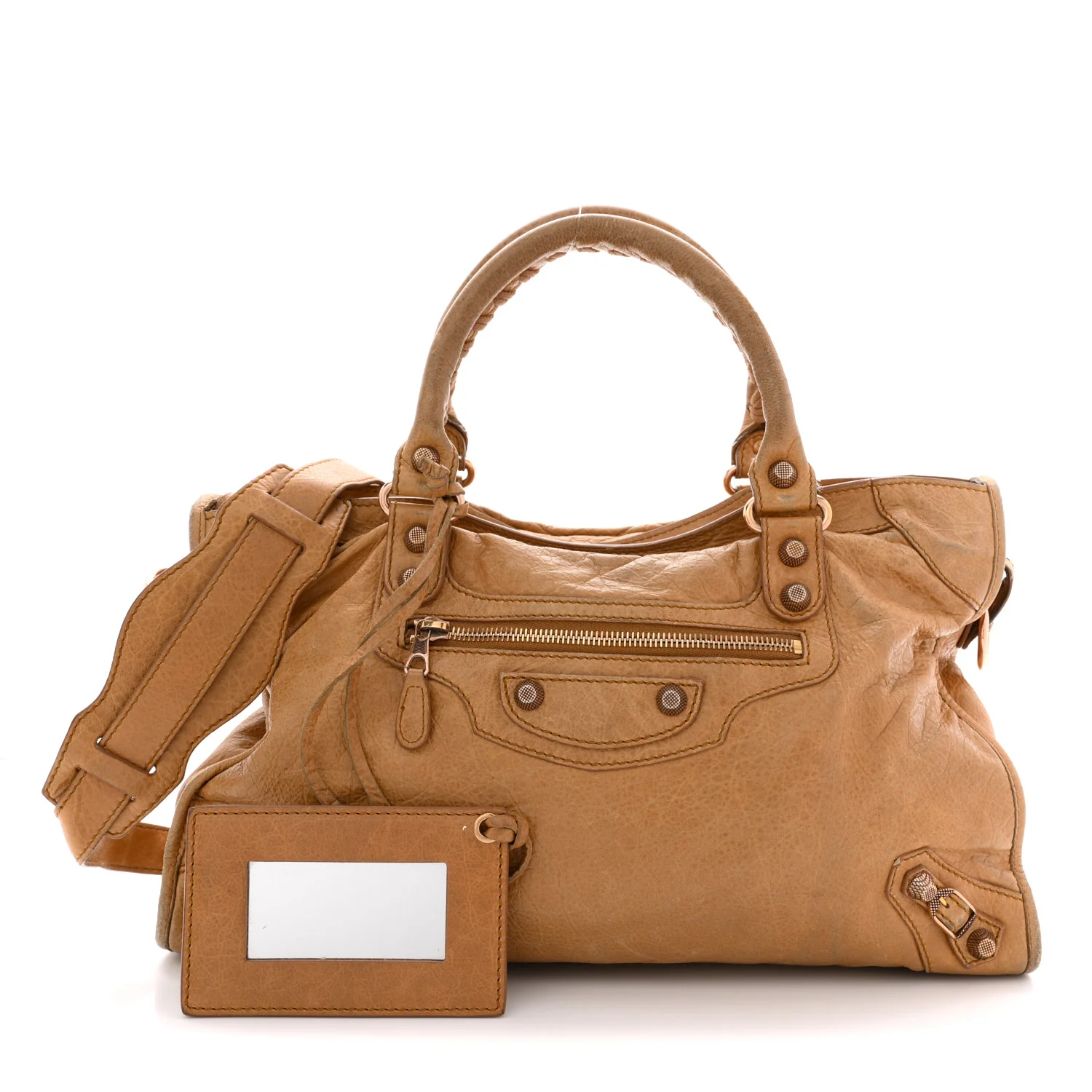 Agneau Giant 12 Rose Gold Hardware City Cumin - Image 3