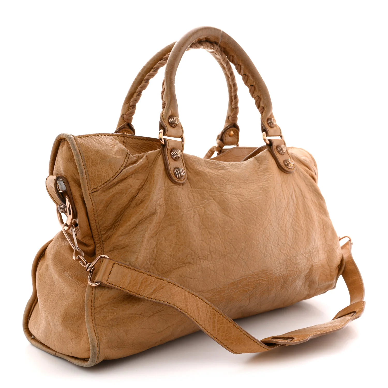 Agneau Giant 12 Rose Gold Hardware City Cumin - Image 4