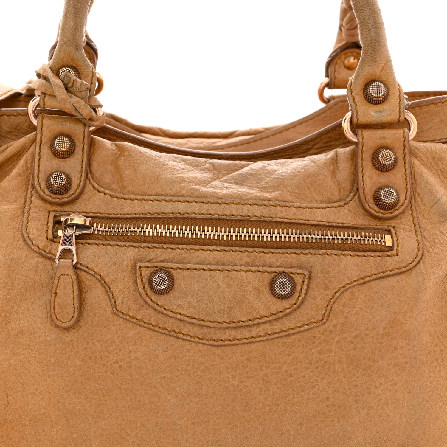 Agneau Giant 12 Rose Gold Hardware City Cumin - Image 9