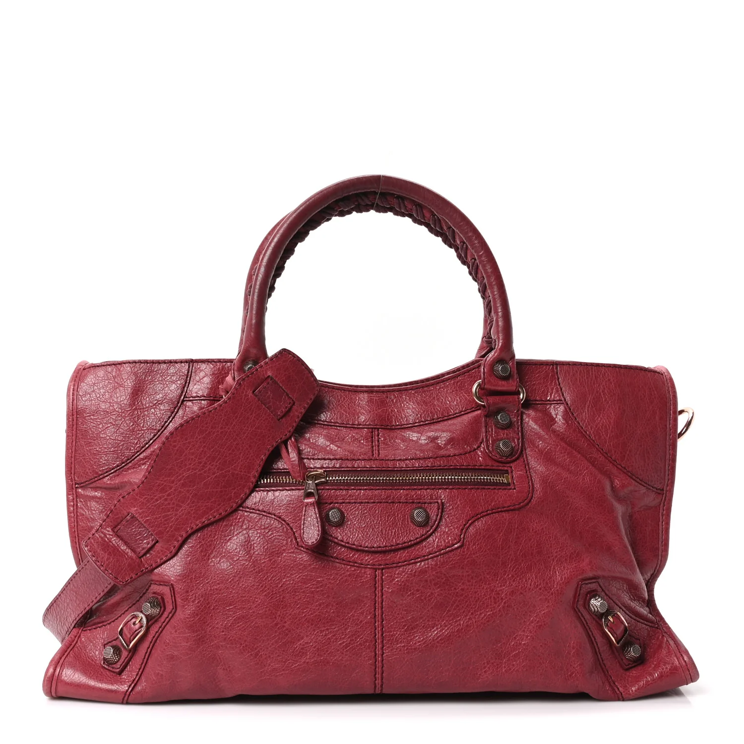 Agneau Giant 12 Rose Gold Hardware Part Time Cassis