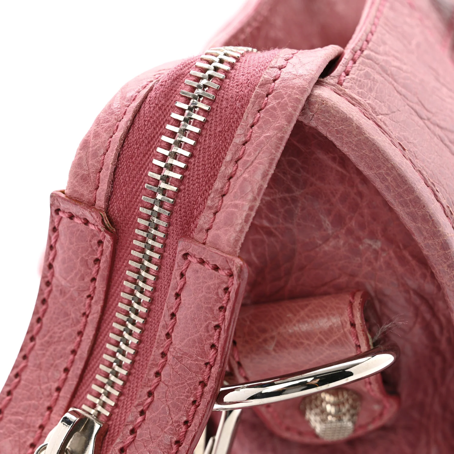 Agneau Giant 12 Silver Hardware City Rose Bruyere - Image 17