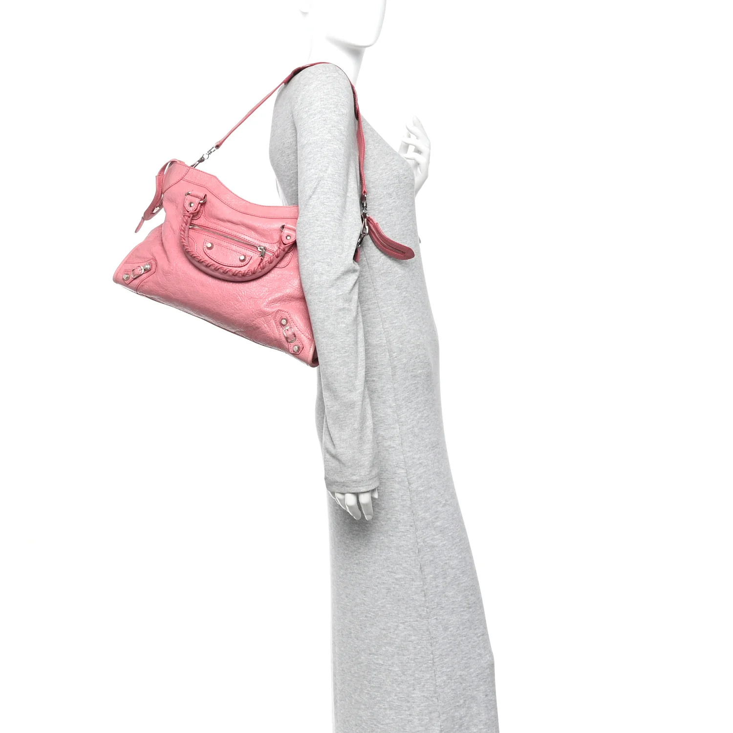 Agneau Giant 12 Silver Hardware City Rose Bruyere - Image 2