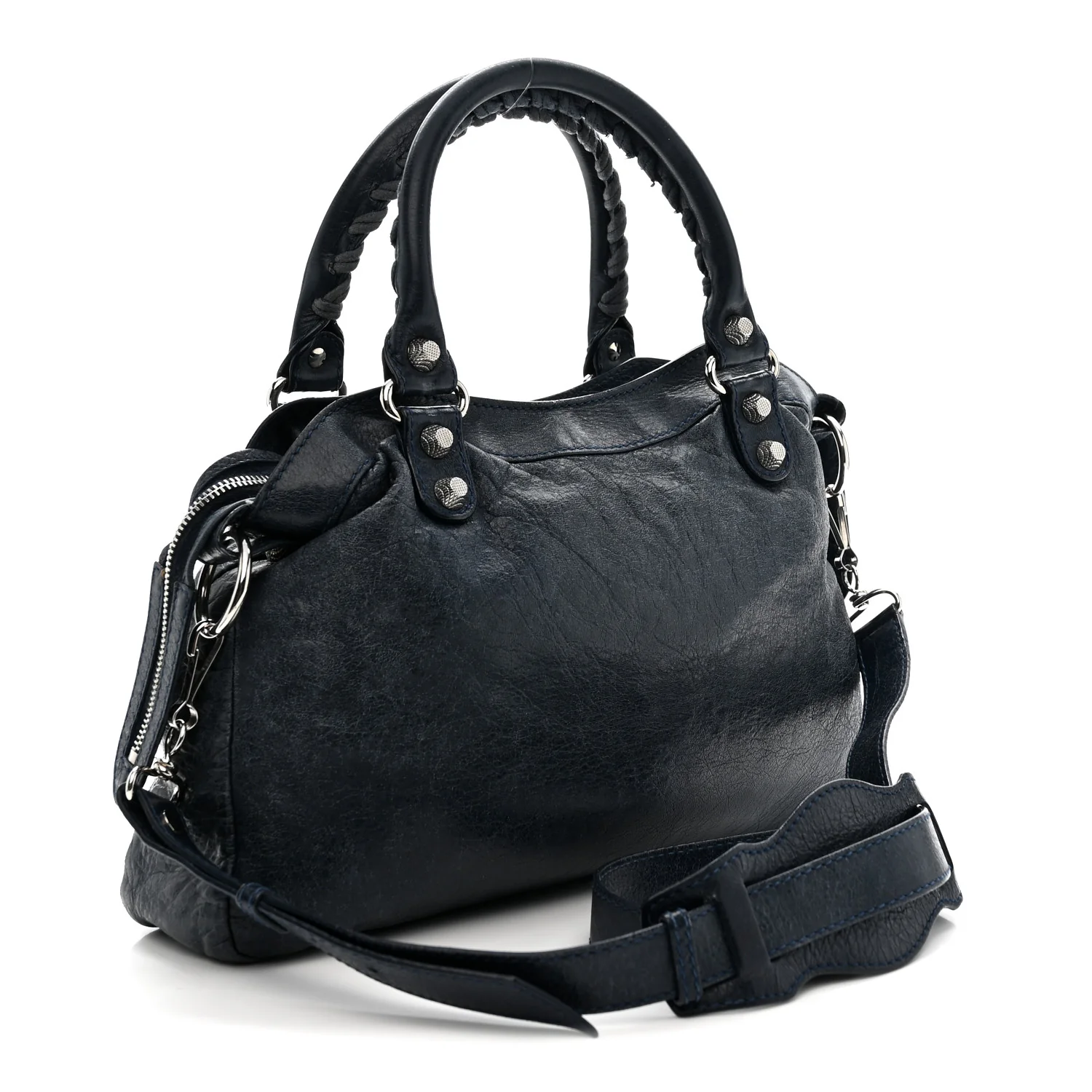Agneau Giant 12 Silver Hardware Town Bleu Obscur - Image 4