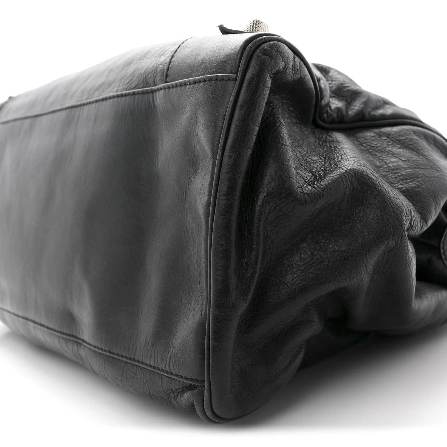 Agneau Giant 21 Silver Hardware Mid Day Black - Image 10