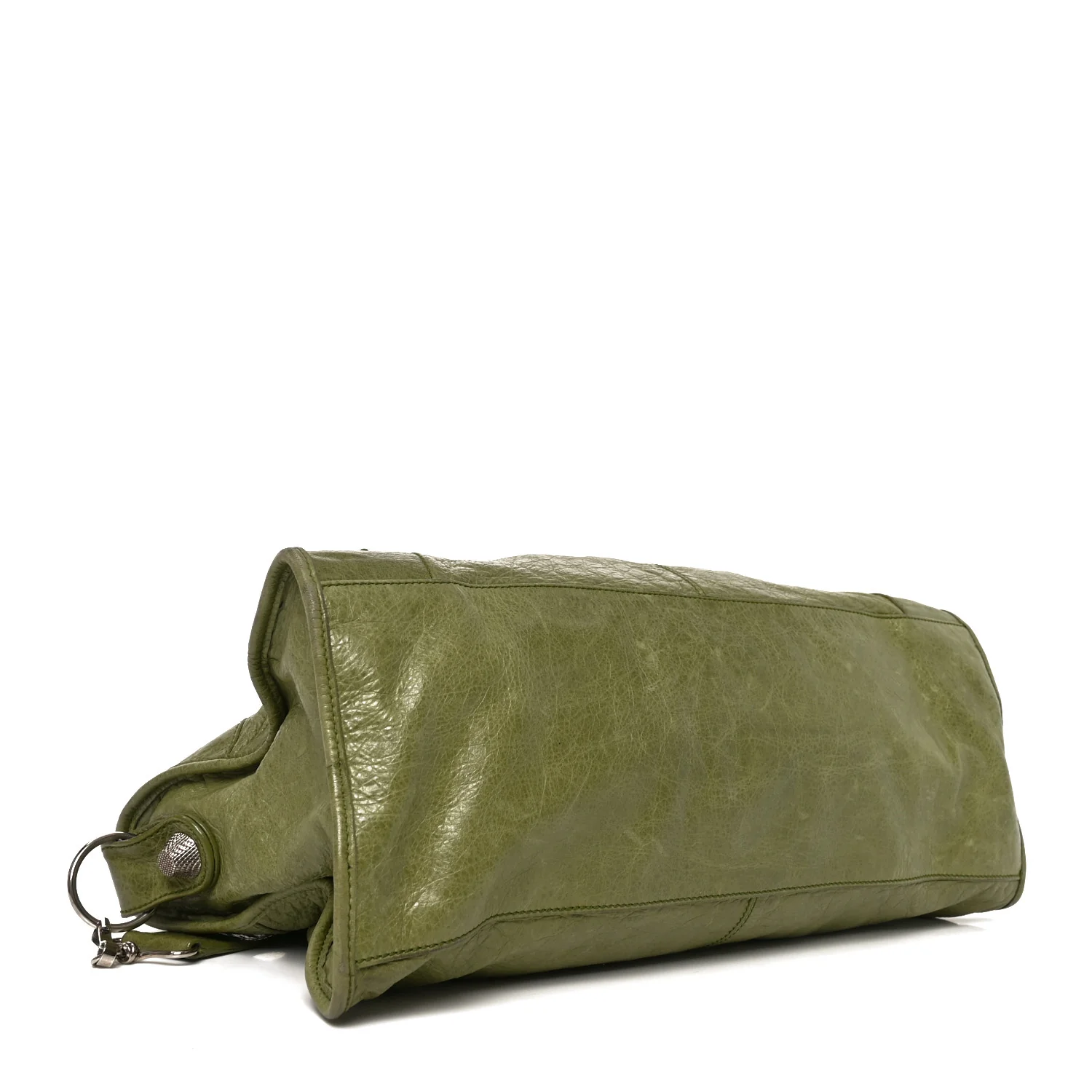 Agneau Giant 21 Silver Hardware Part Time Olive - Image 5