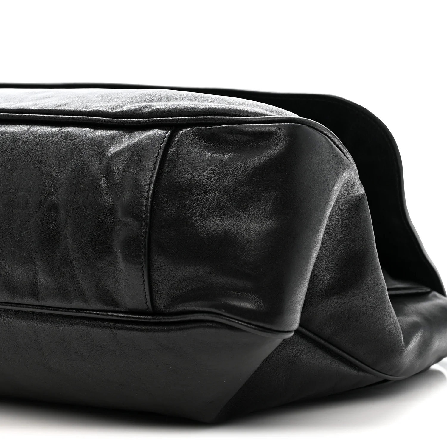 Agneau Large Grungy Messenger Black - Image 10