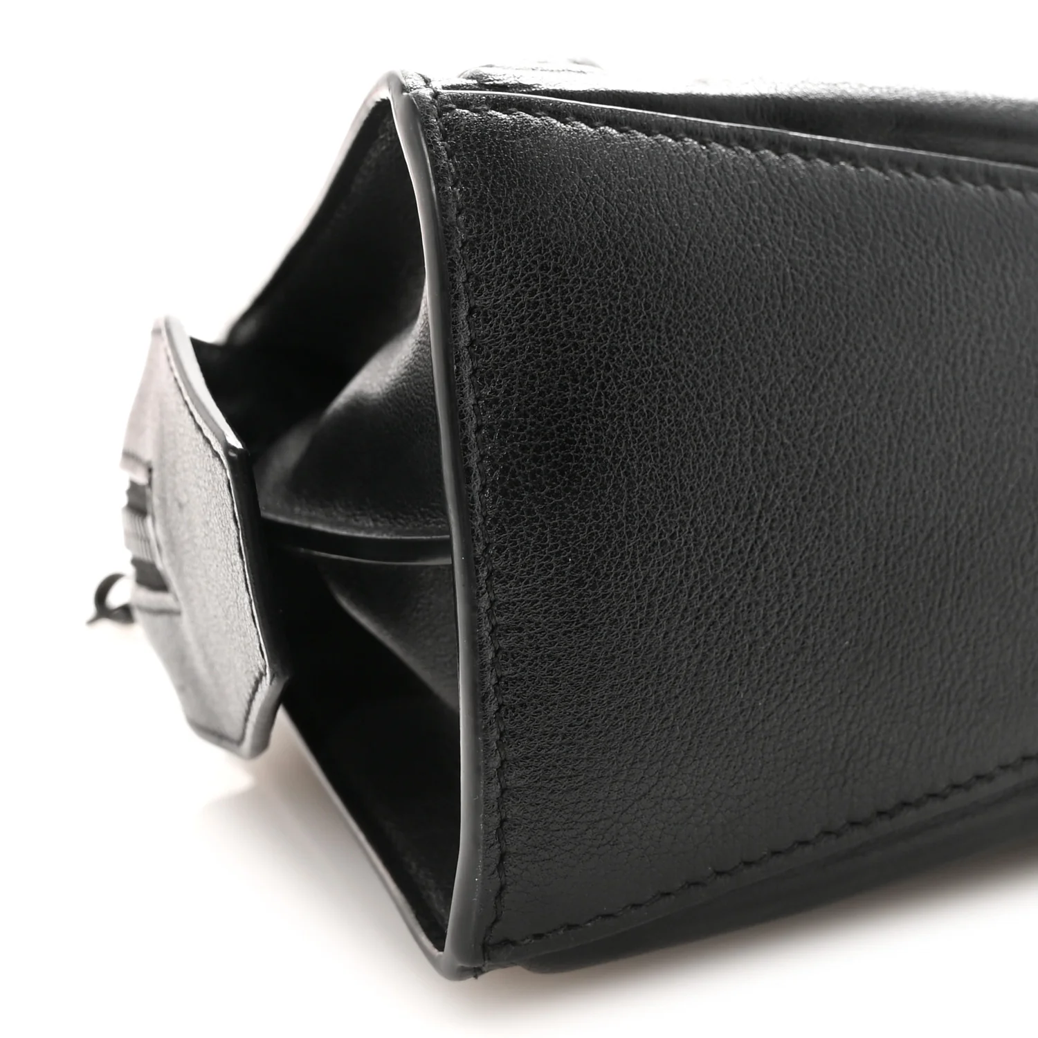 Cake Calfskin Tonal Hardware Mini Neo Classic City Black - Image 8
